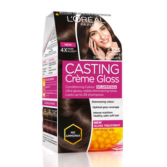 L Oreal Paris Casting Creme Gloss Hair Color 323 Sonam S Dark Chocolate Save Rs 80 87 5g 72ml