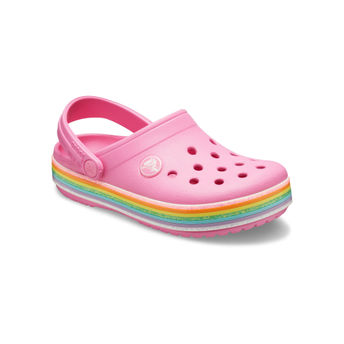 Crocs Pink Crocband Girls Clogs (C11 