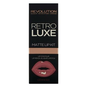 Makeup Revolution Retro Luxe Matte Lip Kit At Nykaacom