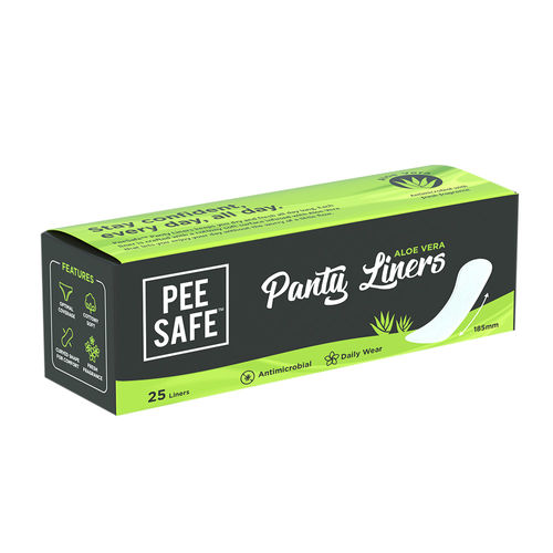 Pee Safe Aloe Vera Panty Liners(25Pcs)