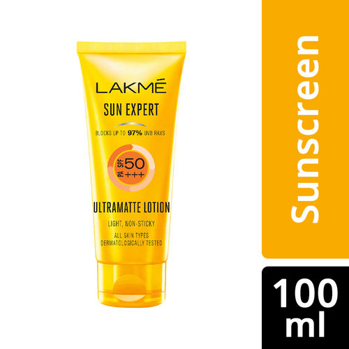 Lakme Sun Expert SPF 50 PA+++ Ultra Matte Lotion Sunscreen(100ml)
