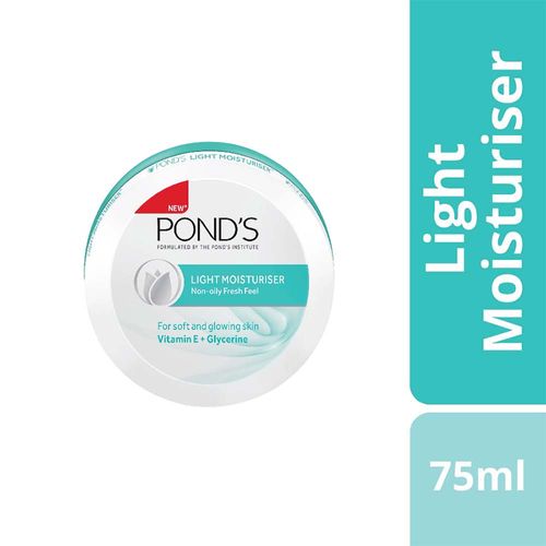 Ponds Light Moisturiser Non-Oily Fresh Feel With Vitamin E + Glycerine(75ml)