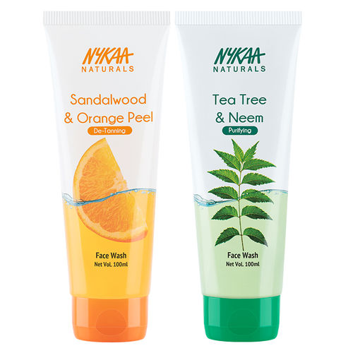 Nykaa Naturals Purifying & De-Tan Face Wash Combo (Pack of 2)