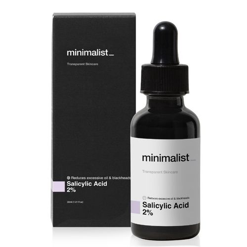 Minimalist 2% Salicylic Acid Face Serum for Acne, Blackheads, Pore Tightening & Oil Control(30ml)