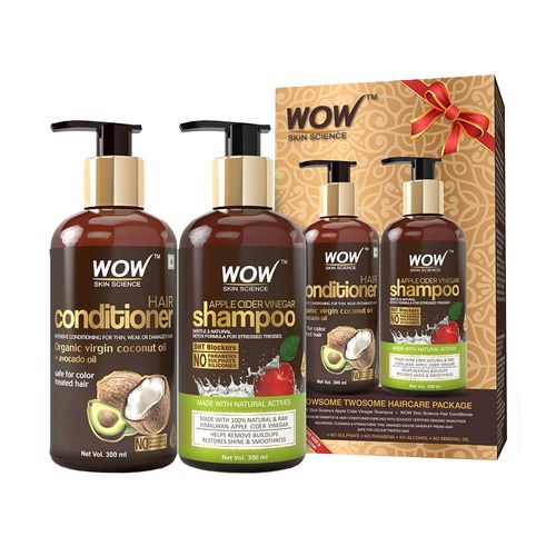 WOW Skin Science WOWsome Twosome Hair Care Package(600ml)
