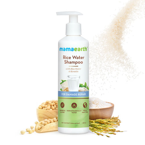 Mamaearth Rice Water Shampoo With Rice Water And Keratin(250ml)