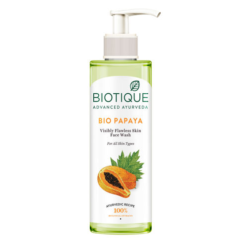 Biotique Bio Papaya Visibly Flawless Face Wash For All Skin Types(200ml)