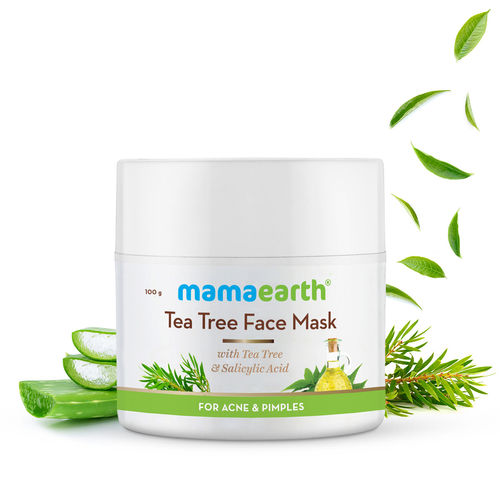 Mamaearth Tea Tree Face Mask For Acne, With Tea Tree & Salicylic Acid For Acne & Pimples(100 g)