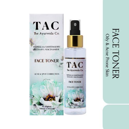 TAC - The Ayurveda Co. 10% Niacinamide Face Toner For Oily Skin, Acne Marks, Spots With Natural Zinc(100ml)