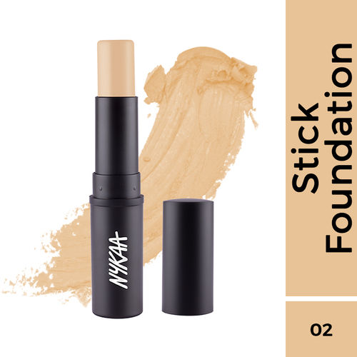 Nykaa SKINgenius Foundation Stick Conceal Contour & Corrector - Natural Buff 02(9gm)