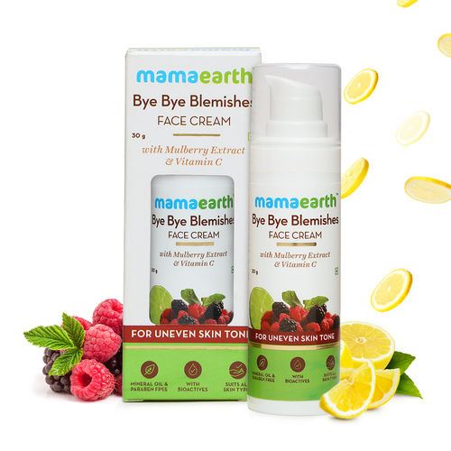 Mamaearth Bye Bye Blemishes Face Cream With Mulberry Extract & Vitamin C(30g)