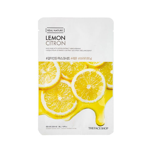 The Face Shop Real Nature Lemon Face Mask(20g)