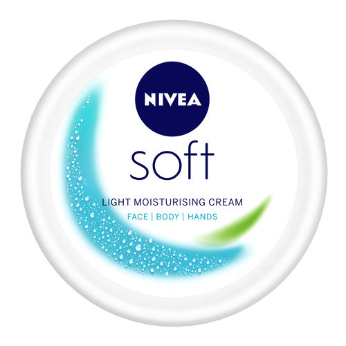 NIVEA Soft Light Moisturizer for Face, Hand & Body, Non-Sticky Cream with Vitamin E & Jojoba Oil(25ml)