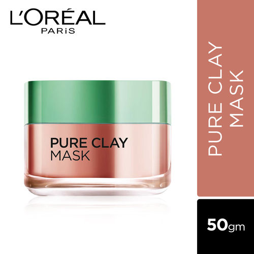 L'Oreal Paris Pure Clay Mask Exfoliate & Refine Pores(48gm)