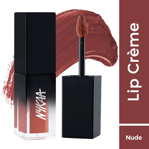 Nykaa Get Set Matte! Demi Matte Lip Cream Liquid Lipstick - BASIC(5ml)