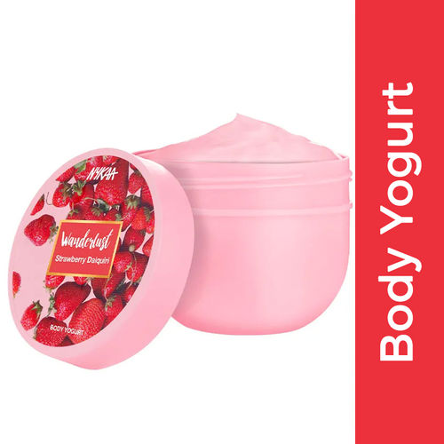 Nykaa Wanderlust Body Yogurt - Strawberry Daiquiri(250ml)
