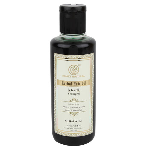 Khadi Natural Bhringraj Herbal Hair Oil(210ml)