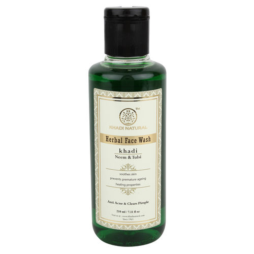 Khadi Natural Neem & Tulsi Herbal Face Wash(210ml)