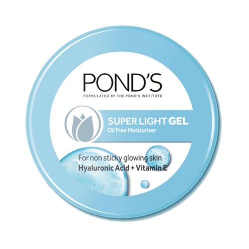 Ponds Super Light Gel Oil Free Moisturiser With Hyaluronic Acid + Vitamin E(73gm)