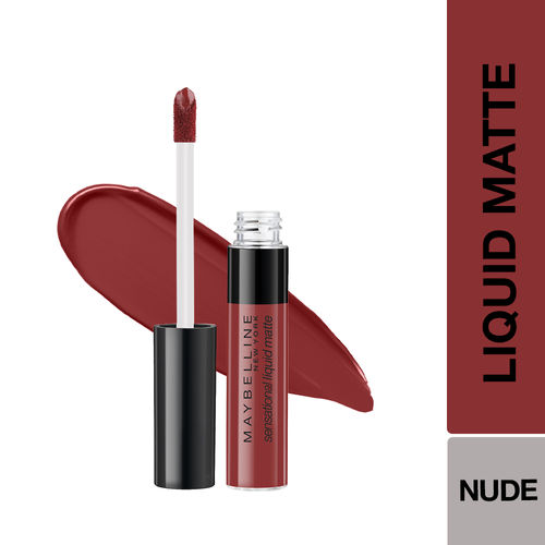 Maybelline New York Sensational Liquid Matte Lipstick - 11 Made Easy(7ml)
