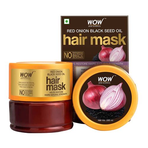 WOW Skin Science Red Onion Black Seed Oil Hair Mask(200ml)