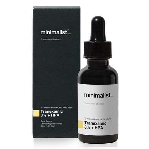 Minimalist 3% Tranexamic Face Serum For Melasma, Acne Scars, Hyperpigmentation or Erythema (PIH/PIE)(30ml)