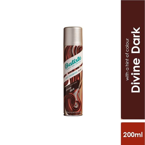 Batiste Dry Shampoo Plus Instant Hair Refresh Divine Dark(200ml)