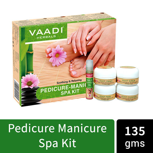 Vaadi Herbals Pedicure - Manicure Spa Kit Soothing & Relaxing(135gm)
