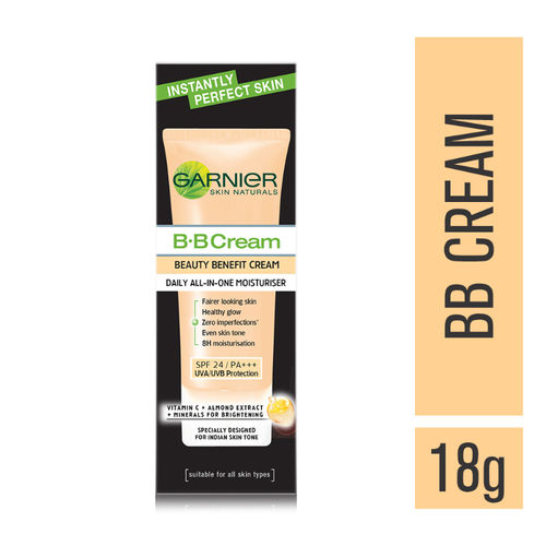 Garnier Skin Naturals BB Cream SPF 24/PA+++ UVA/UVB Protection(18gm)