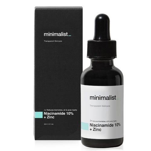Minimalist 10% Niacinamide Face Serum for Blemishes, Acne Marks, Oil Balancing & Dark Spot with Zinc(30ml)