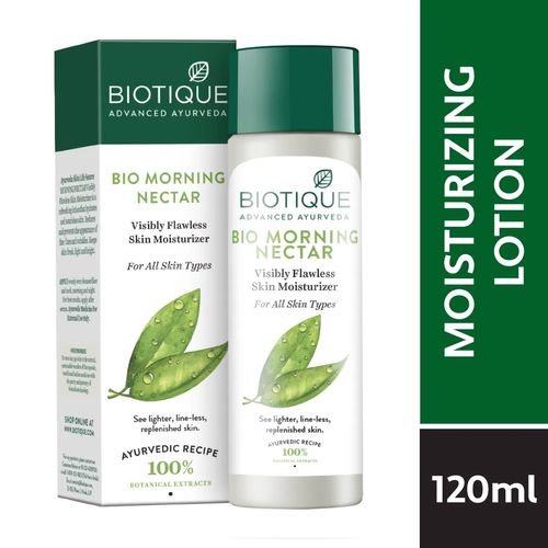 Biotique Bio Morning Nectar Visibly Flawless Skin Moisturizer(120ml)
