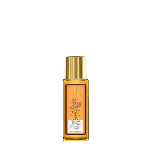 Forest Essentials Delicate Facial Cleanser - Kashmiri Saffron & Neem (Travel Mini)(50ml)