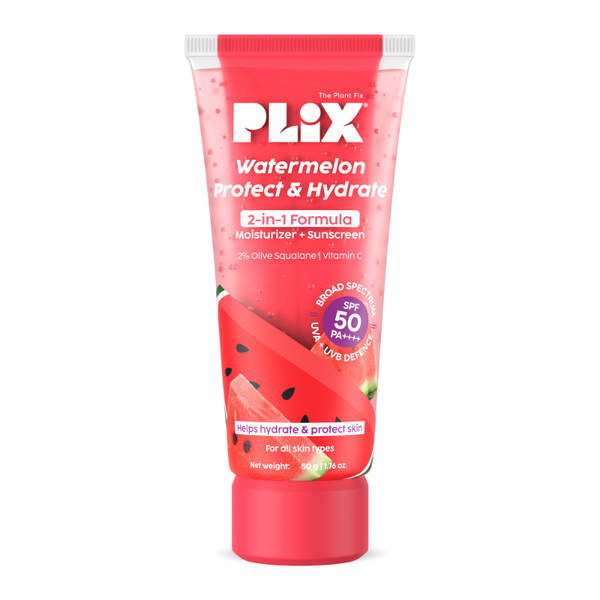 Plix Watermelon SPF PA++++ 50 Protect & Hydrate 2 In 1 Moist...