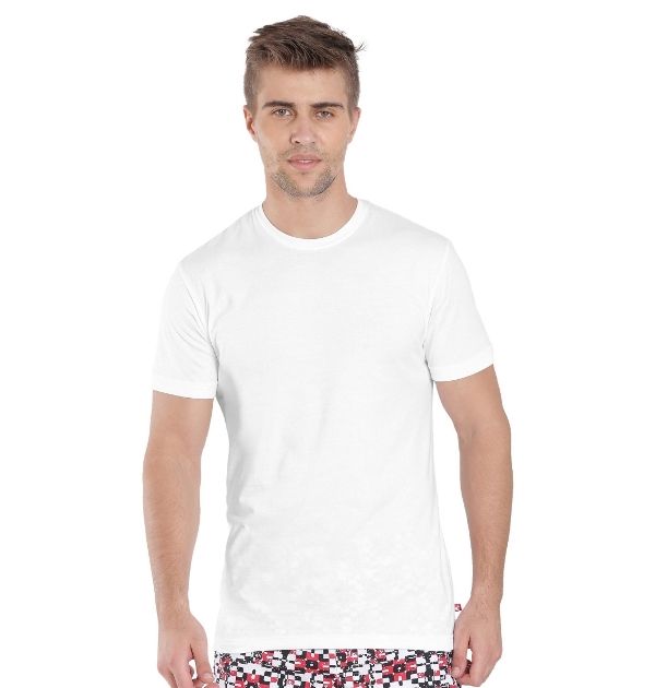 Buy Jockey White Round Neck Inner T-Shirt Online