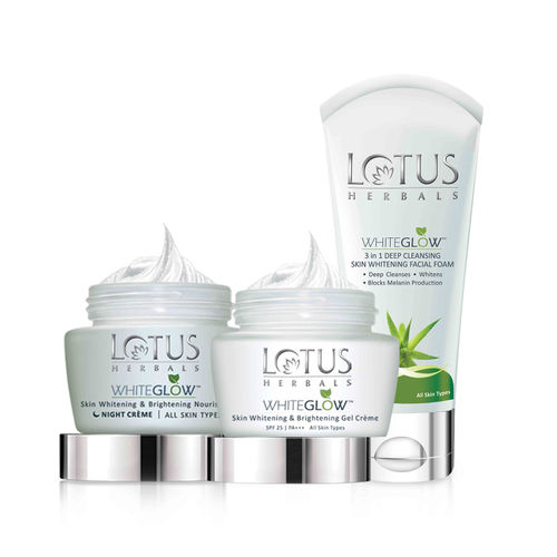 Lotus Herbals WhiteGlow Day & Night Pack + Free Fash Wash Worth Rs ...