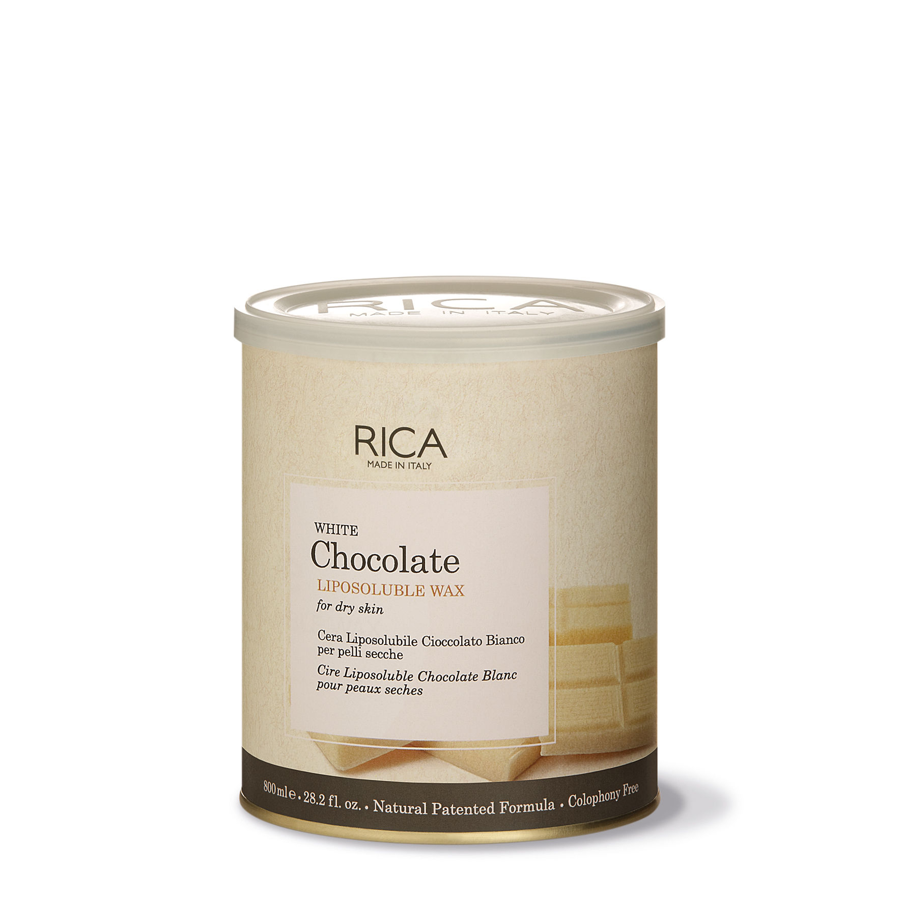 Rica White Chocolate Liposoluble Wax For Dry Skin