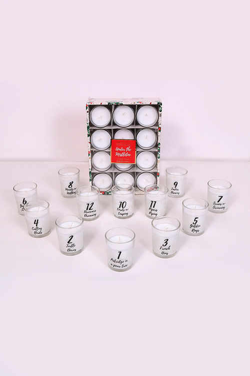 Maeva Christmas Set Of 12 Votive Shot Glasses At Nykaa Com