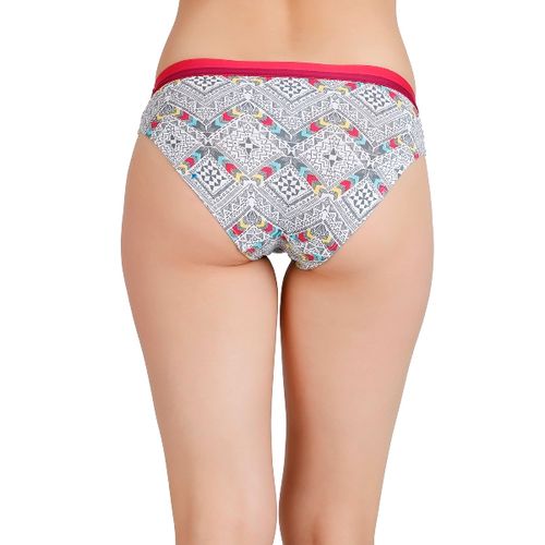 Buy Zivame Cotton Print n Solid Hipster Panty (Pack of 3) - Assorted A (L)  A Online