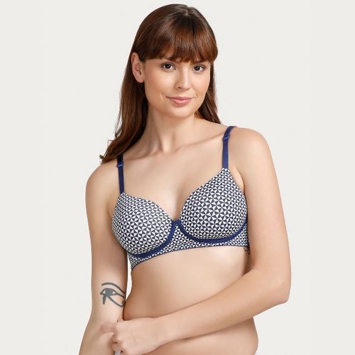 Moroccan Lace Double Layered Wirefree Bra Blue 3660275.htm - Buy Moroccan  Lace Double Layered Wirefree Bra Blue 3660275.htm online in India