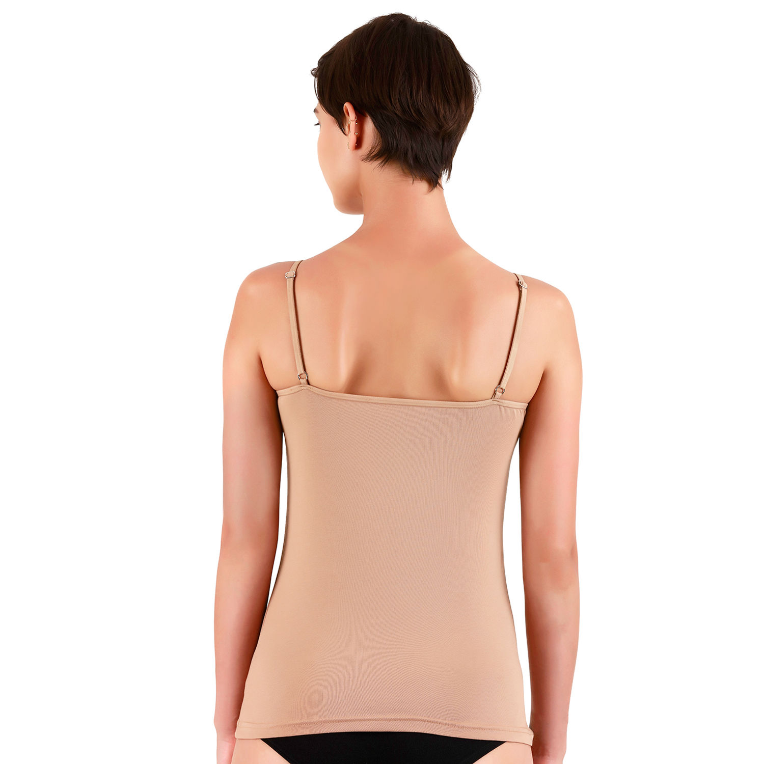 Buy Zivame Square Neck Cotton Camisole Skin Online