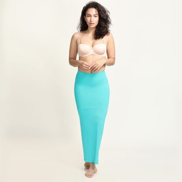 Buy Zivame All Day Flared Mermaid Saree Shapewear - Turquoise at Rs.583  online | Shapewear online