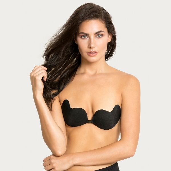 Buy Zivame Padded Stick On Bra Black Online