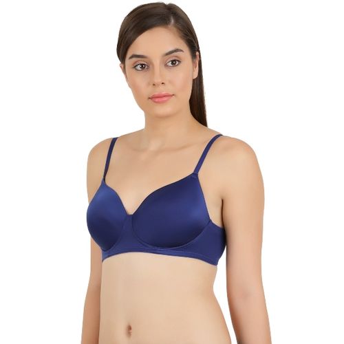 Buy Zivame Soft n Sheen Padded Wirefree T-Shirt Bra- Skin at