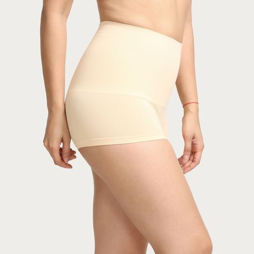 Buy Zivame Everyday Shaping Cotton Midwaist Seamless Boyshort Panty - Skin  Online