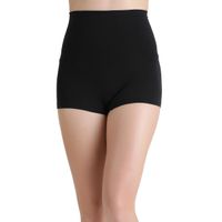 Buy Amante Solid High Rise Thigh Shaper Black at