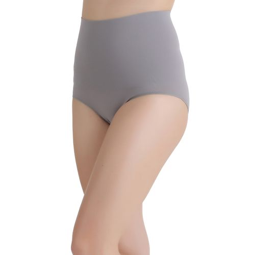 Buy Zivame Everyday Shaping Cotton Midwaist Seamless Hipster Panty - Grey  (2XL) Online