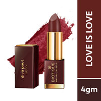 Biotique Natural Makeup Diva Pout Lipstick - Love Is Love