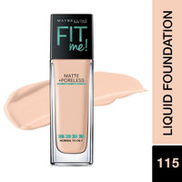 Maybelline New York Fit Me Matte+Poreless Liquid Foundation With Pump