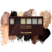 Biotique Natural Makeup Diva Palette Eye Shadow - Novice Nudes