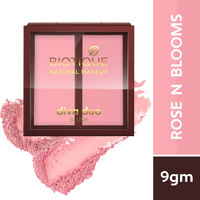 Biotique Natural Makeup Diva Duo Blush - Rose-N-Blooms